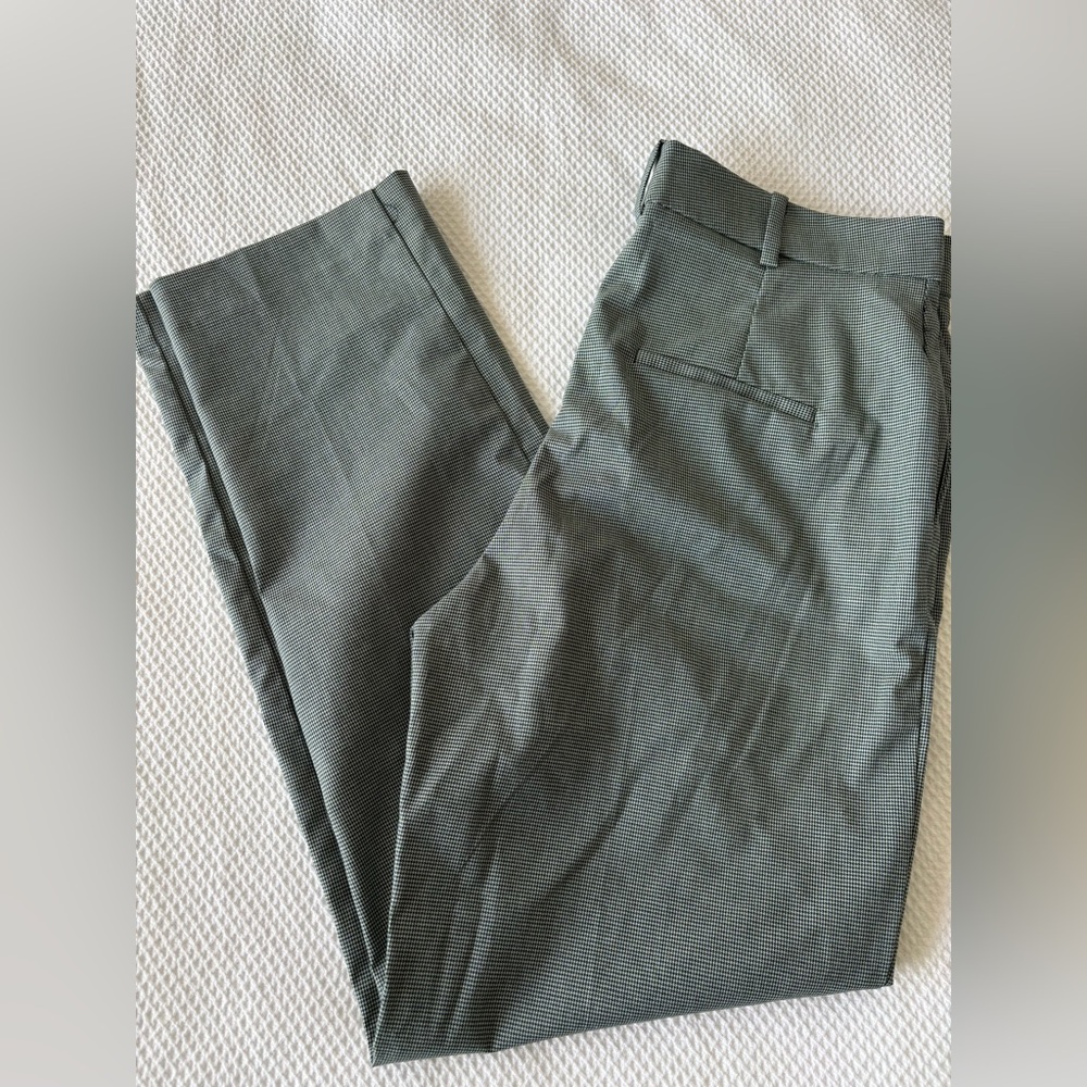 Mango Green Houndstooth slacks